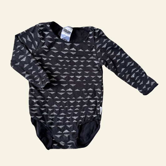 Bonds grey triangle bodysuit size 00