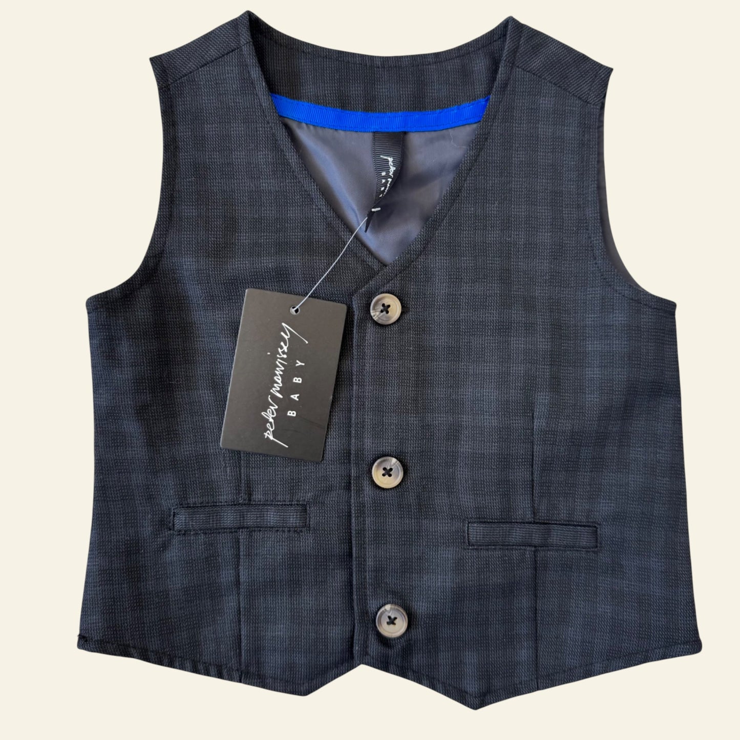 Peter Morrissey black vest size 1 (BNWT)