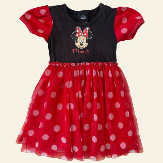 Minnie Mouse black and red tulle dress size 2