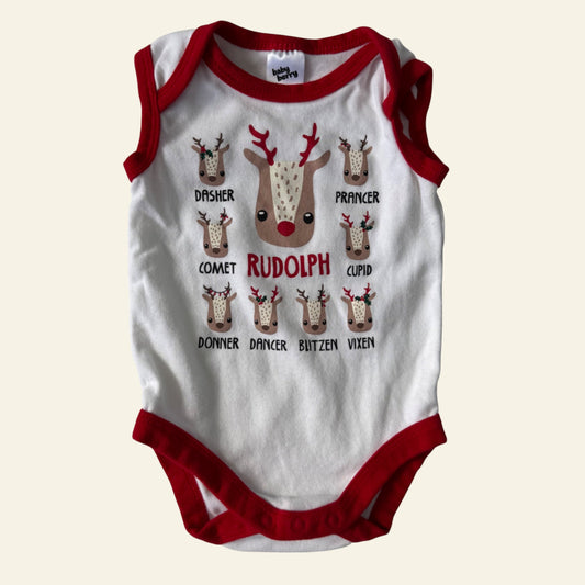 Baby Berry reindeer bodysuit size 0