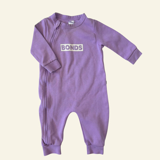 Bonds purple tech suit size 0 (Perfectly Imperfect)