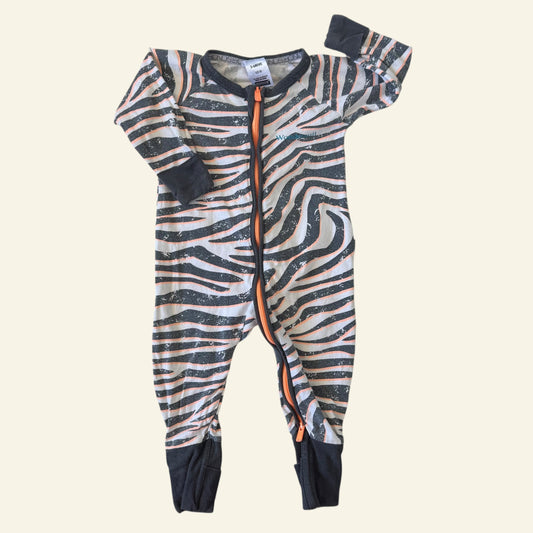 Bonds zebra print wondersuit size 00 (Perfectly Imperfect)