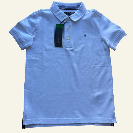 Tommy Hilfiger white polo shirt size 7 (BNWT)