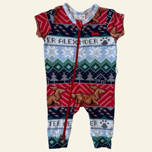 Peter Alexander Christmas onesie size 000