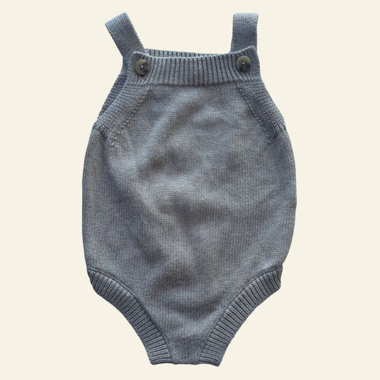 Cotton On tan knit romper size 000