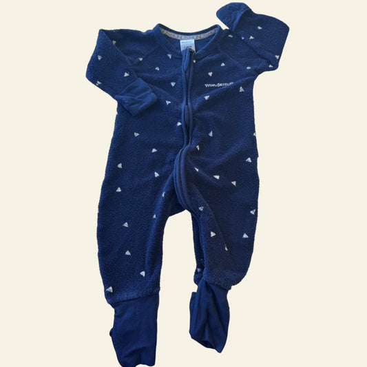 Bonds blue poodlette wondersuit size 00
