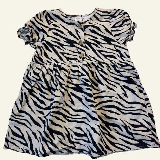 Seed beige tiger stripe dress size 2