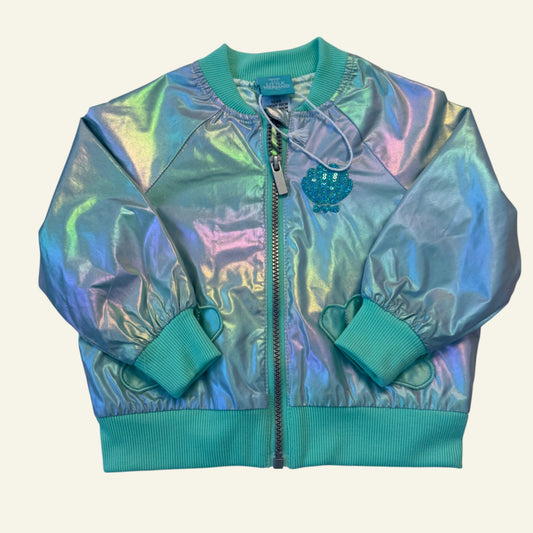 Disney Little Mermaid green jacket size 2