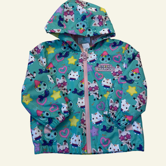 Gabby’s Dollhouse green cat jacket size 3