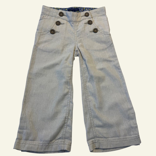 Pumpkin Patch beige linen pants size 4