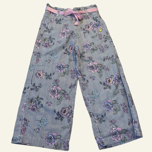 Tutus & Tambourines blue stripe pants size 5
