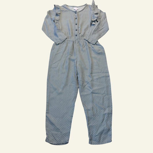 Pumpkin Patch grey long sleeve jumpsuit size 7