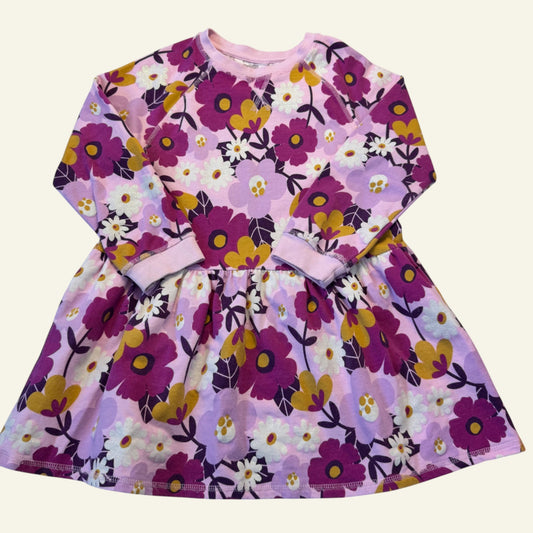 Milkshake pink floral dress size 7