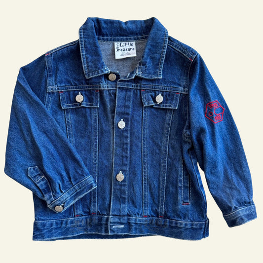 Vintage Little Treasure tool pro denim jacket size 4