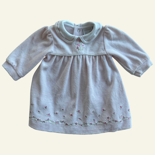 Vintage Baby World pink long sleeve dress size 000