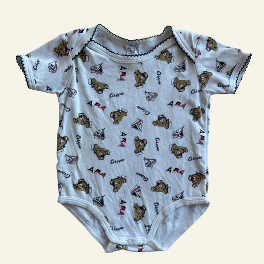 Vintage Little Loves by Anuello bear bodysuit size 0