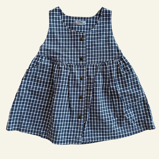 Vintage Target navy plaid dress size 2