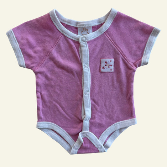Vintage Babys Own pink bodysuit size 0000